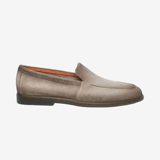 Mocassins Malibu suede beige foncé