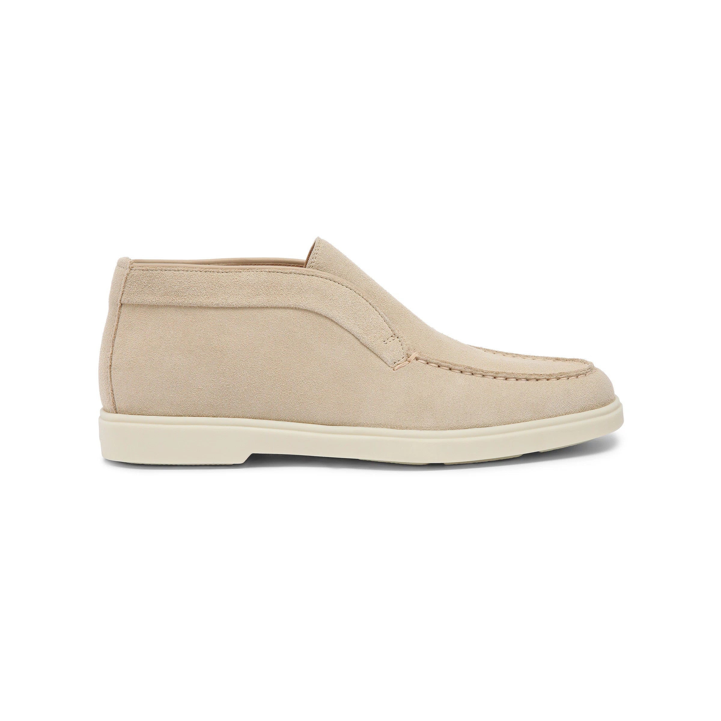 Beige Suede Desert Boots