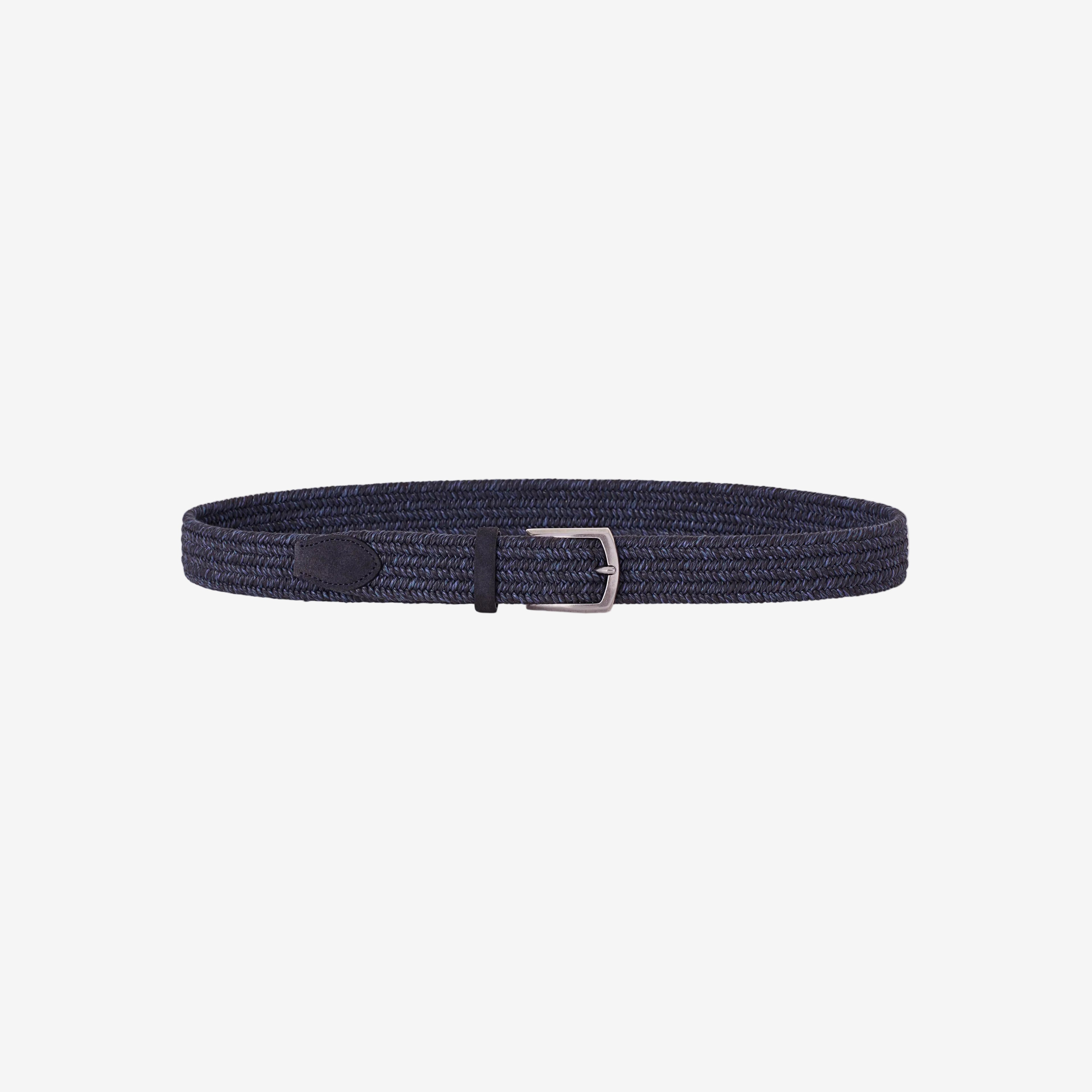 Elastic Blue Signature Belt