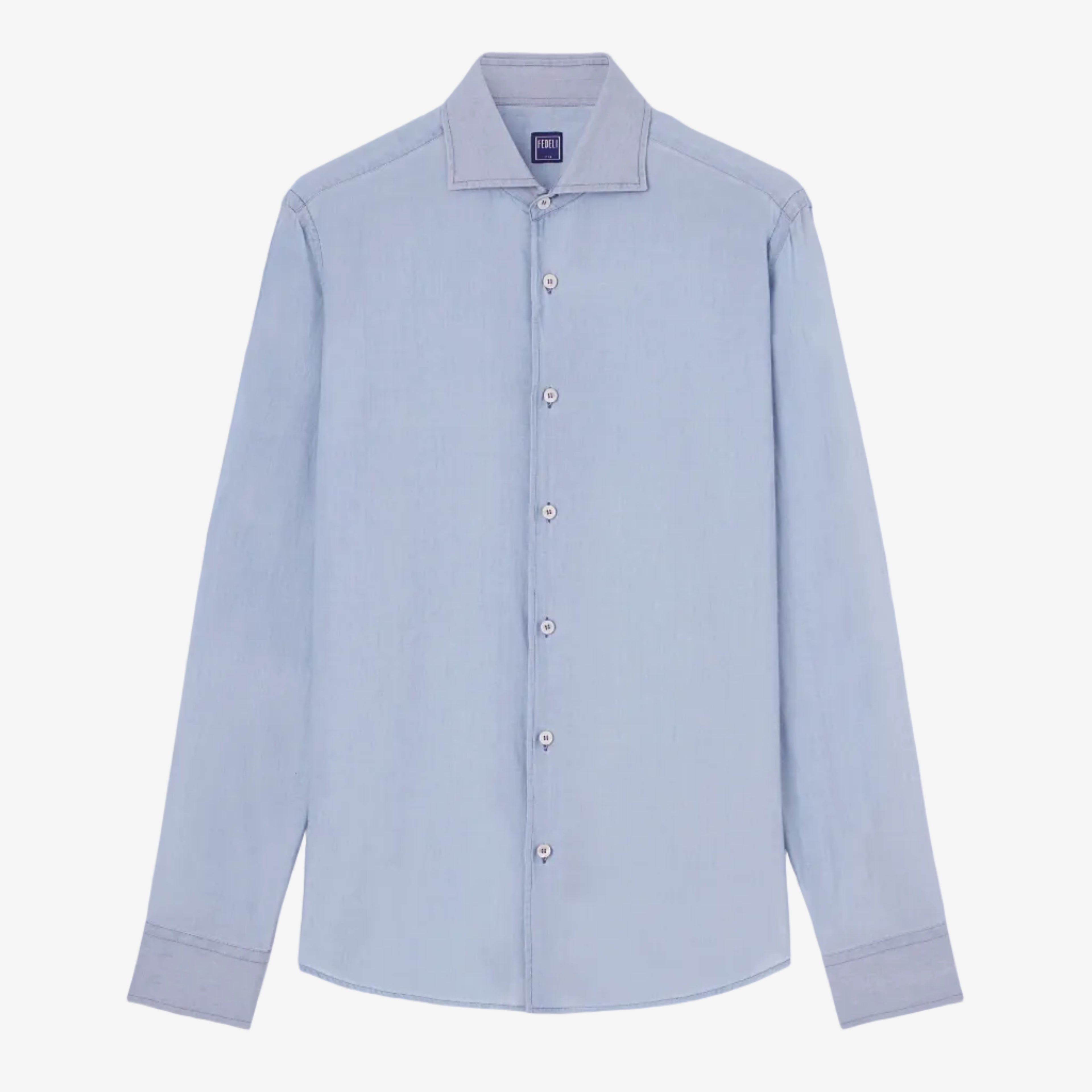 Sean Denim Light Cotton Light Blue Shirt