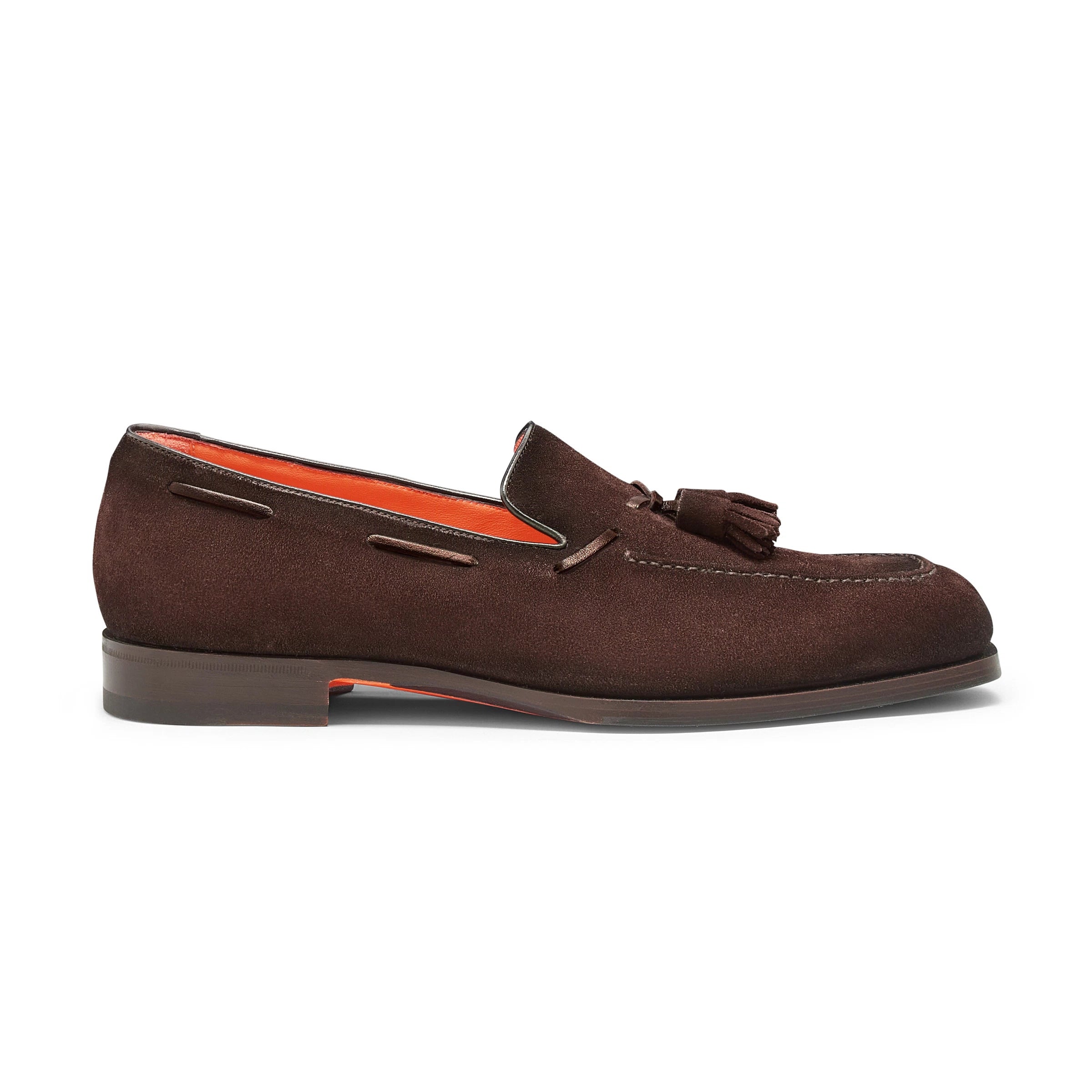 Brauner Loafer Wildleder mit Quaste