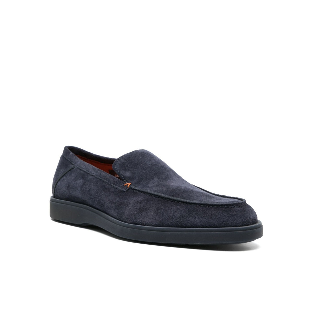 blaue suede Loafer dunkel Gummisohle