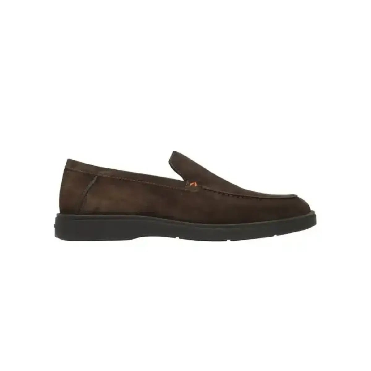 Braune suede-Loafer Gummisohle