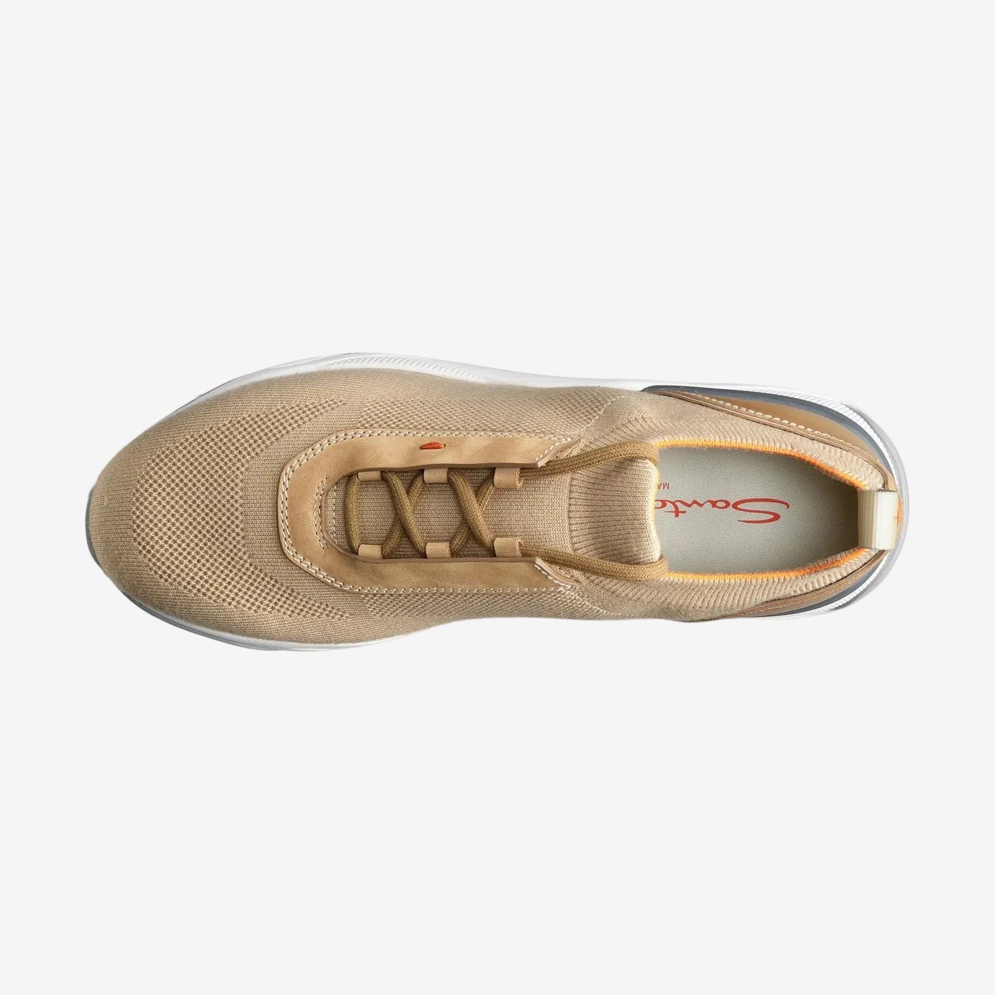 Beige Stretch Knited Sneaker