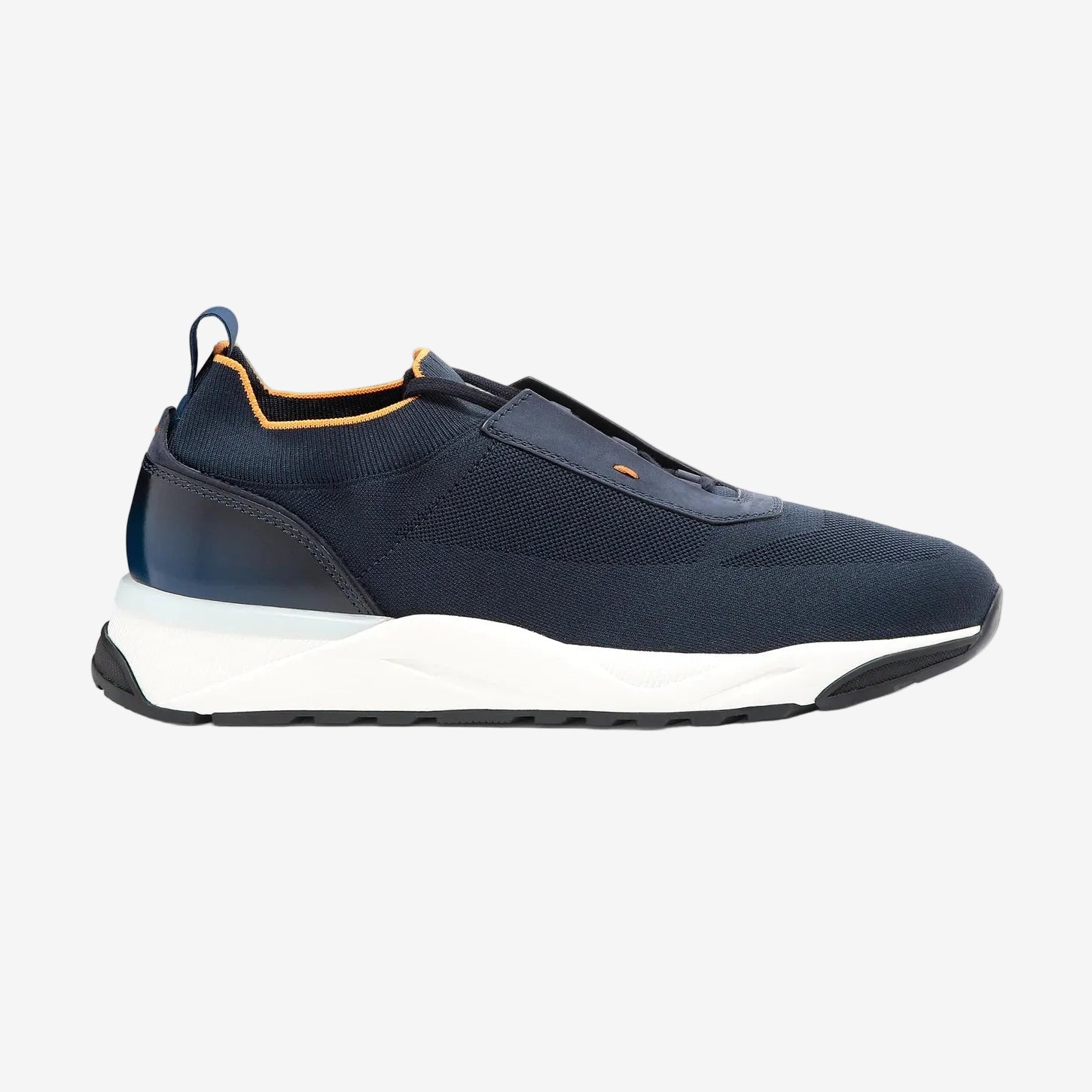 Sneakers Slip-0n bleu semelle gomme
