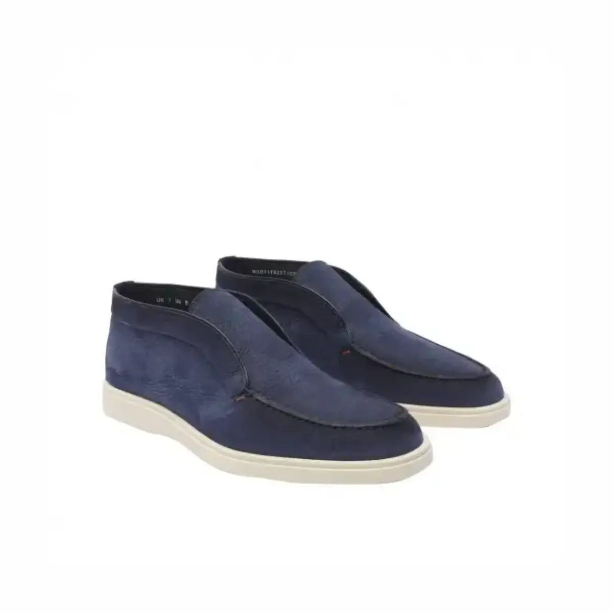 Blue nubuck desert boots