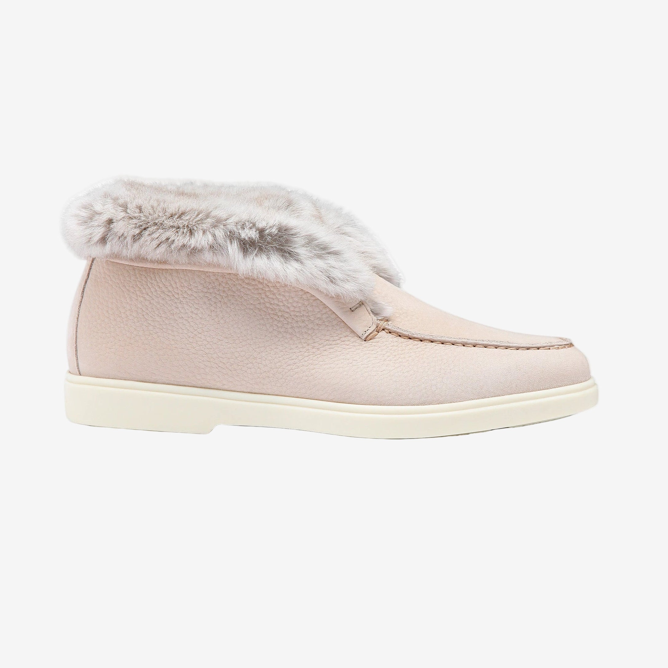 Desert Boots Femme Fourré Suede Rose