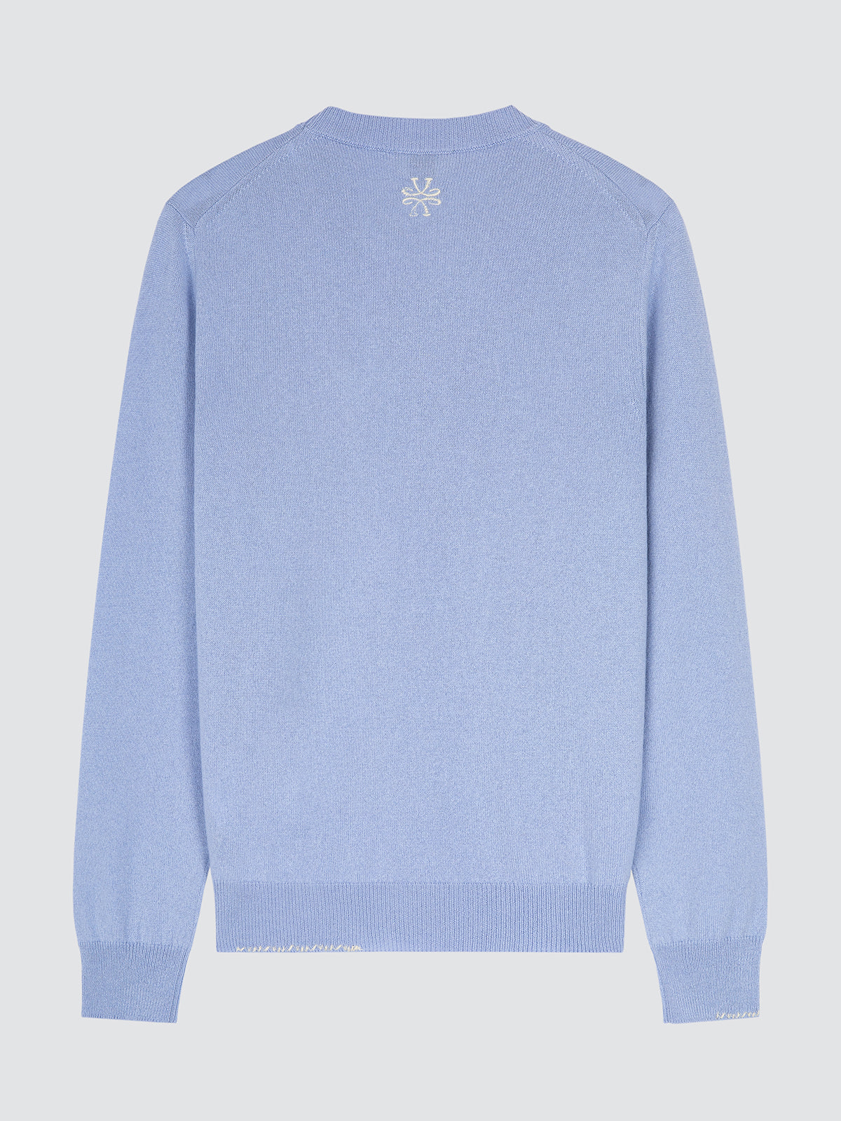 Pullover in Powder Blue Cashmere