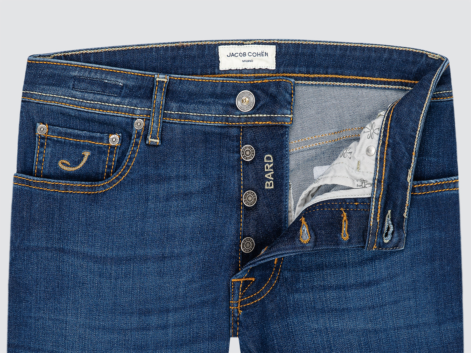Bard Regular-Slim Jeans Mid Blue Super Stretch Soft Denim