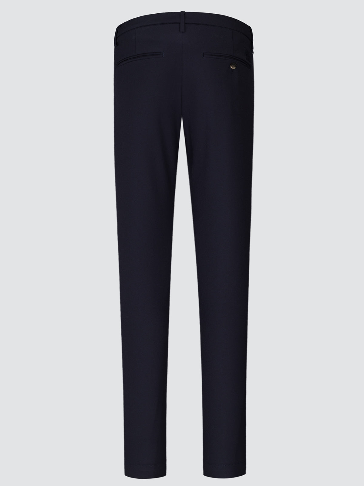 Gray Traveler Pants in Navy Blue Nylon Stretch