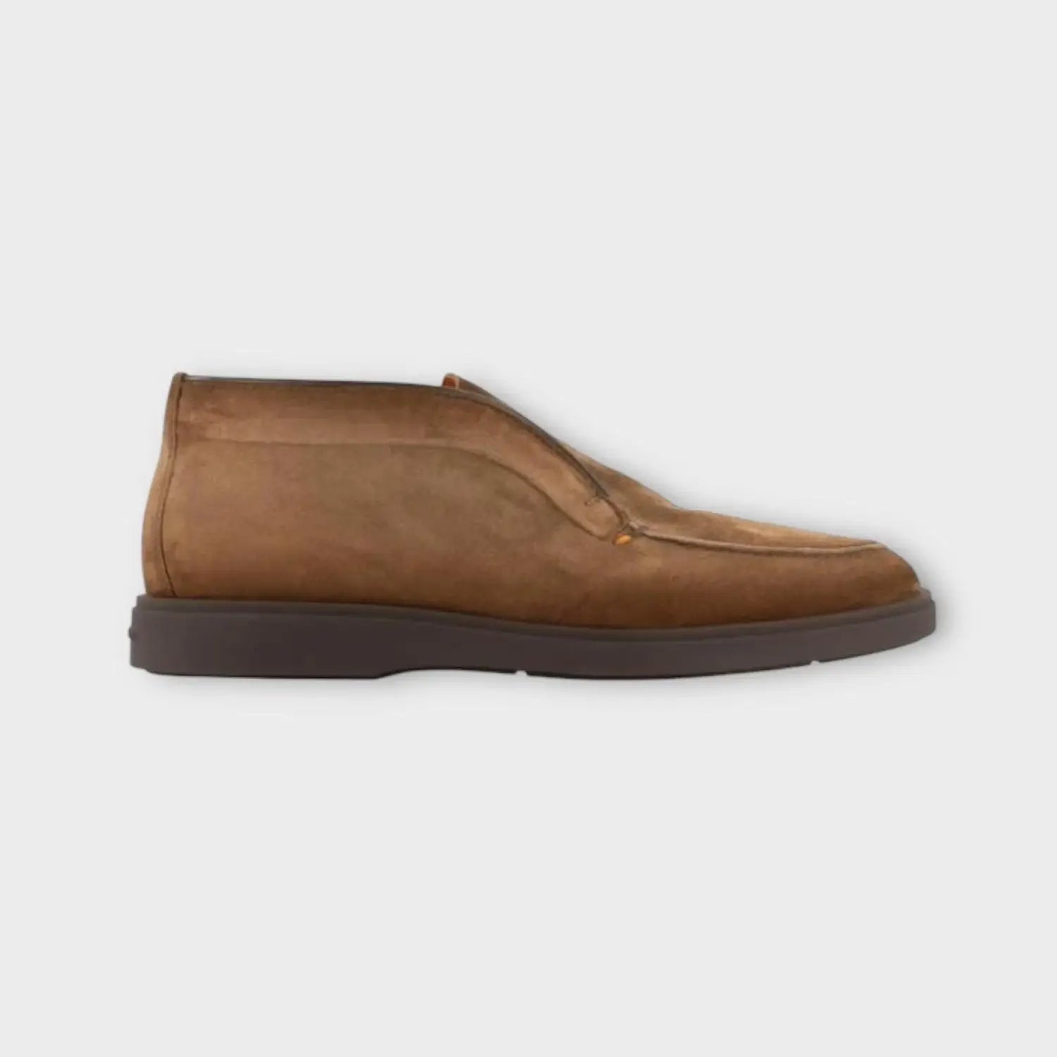 Kamel Seta Suede Desert Boots