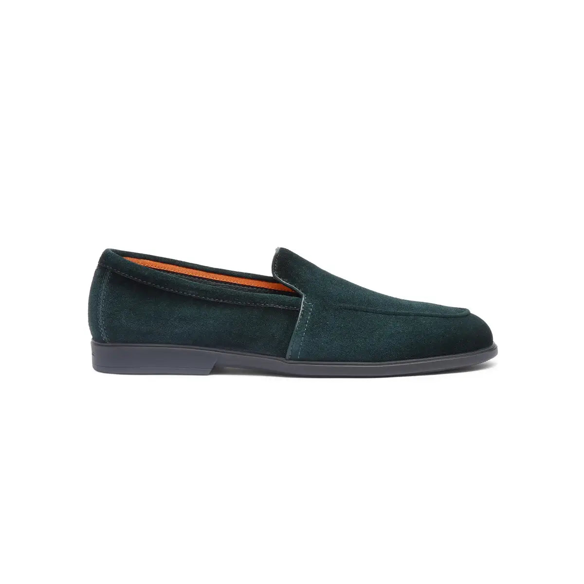 Green Suede Loafer Tone Sole