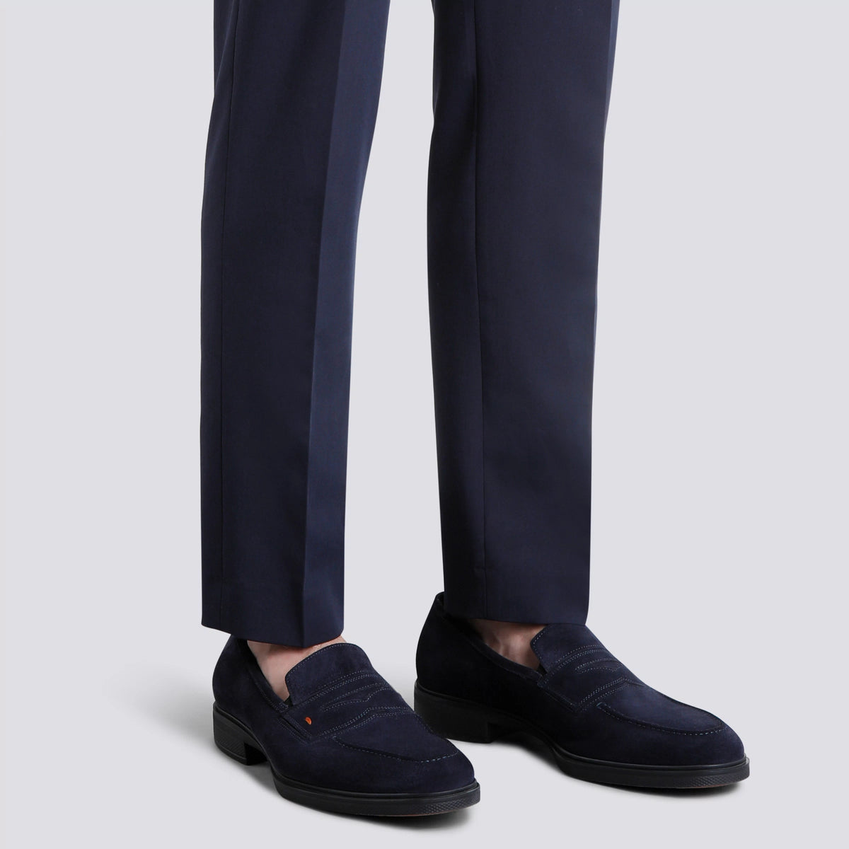 Easy Loafer de Ante Azul Oscuro