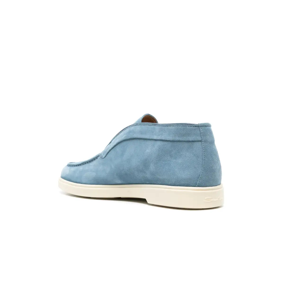 Mittelblaue Desert Boots Wildleder