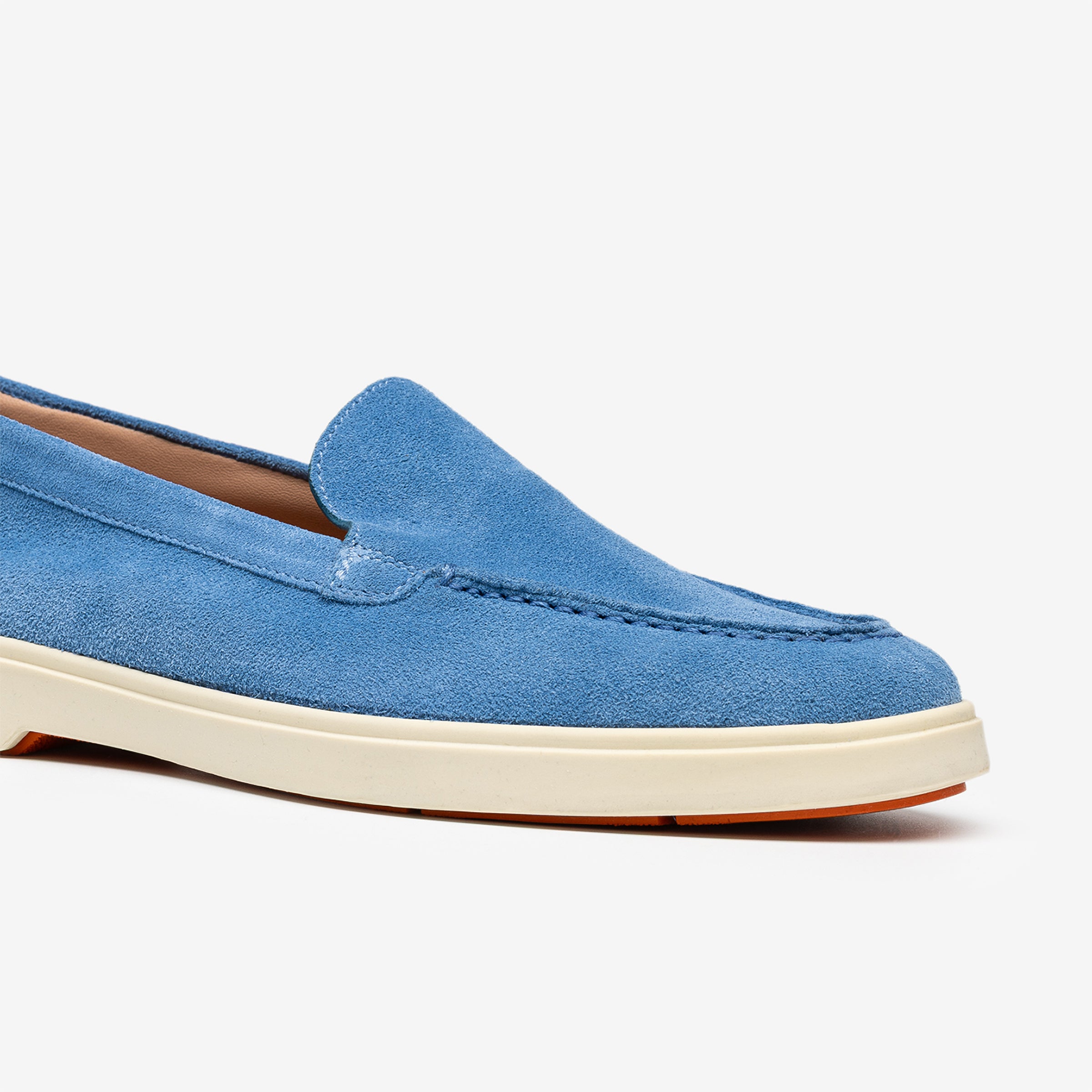 King Blue Suede Loafers
