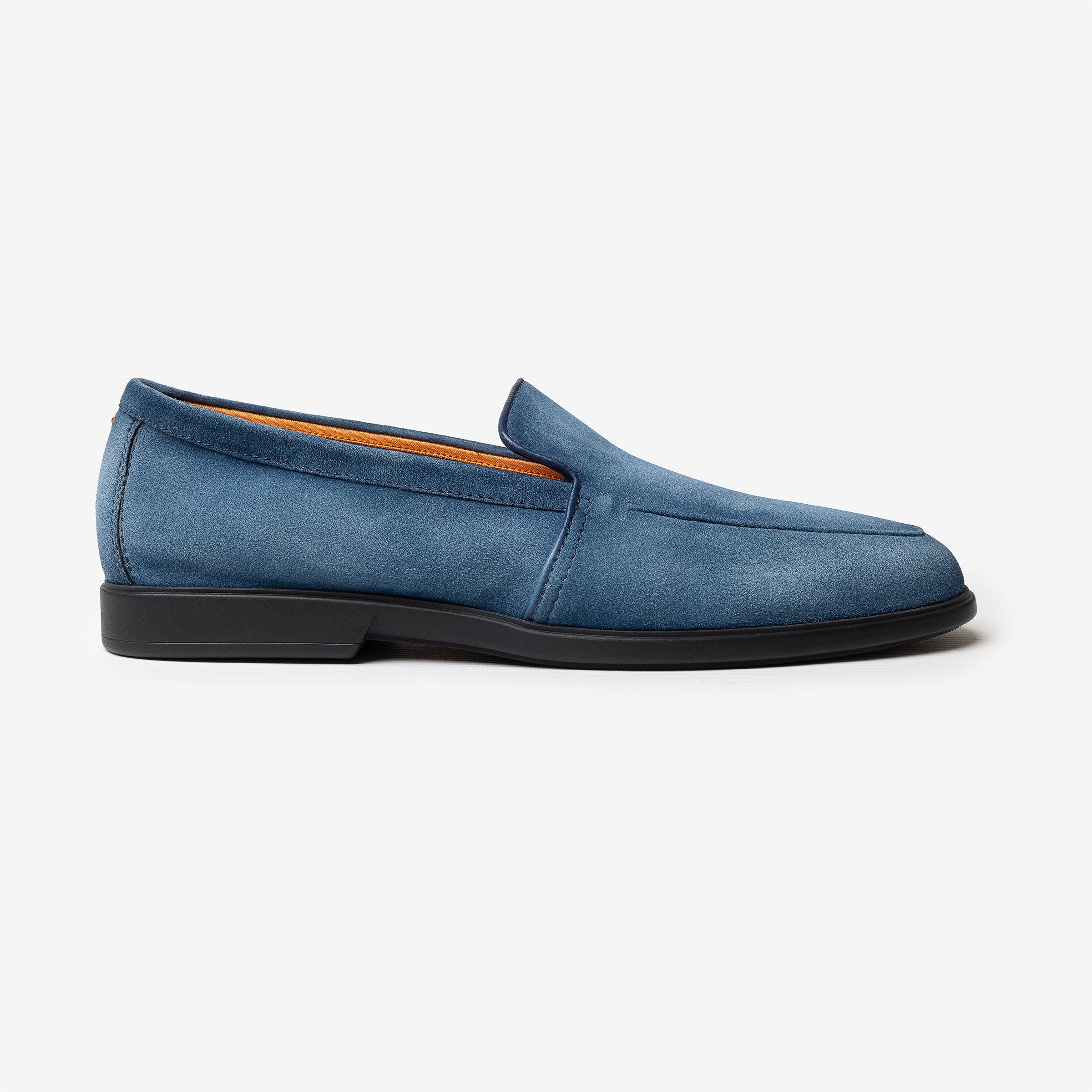 Cobalt Blue suede Malibu loafers