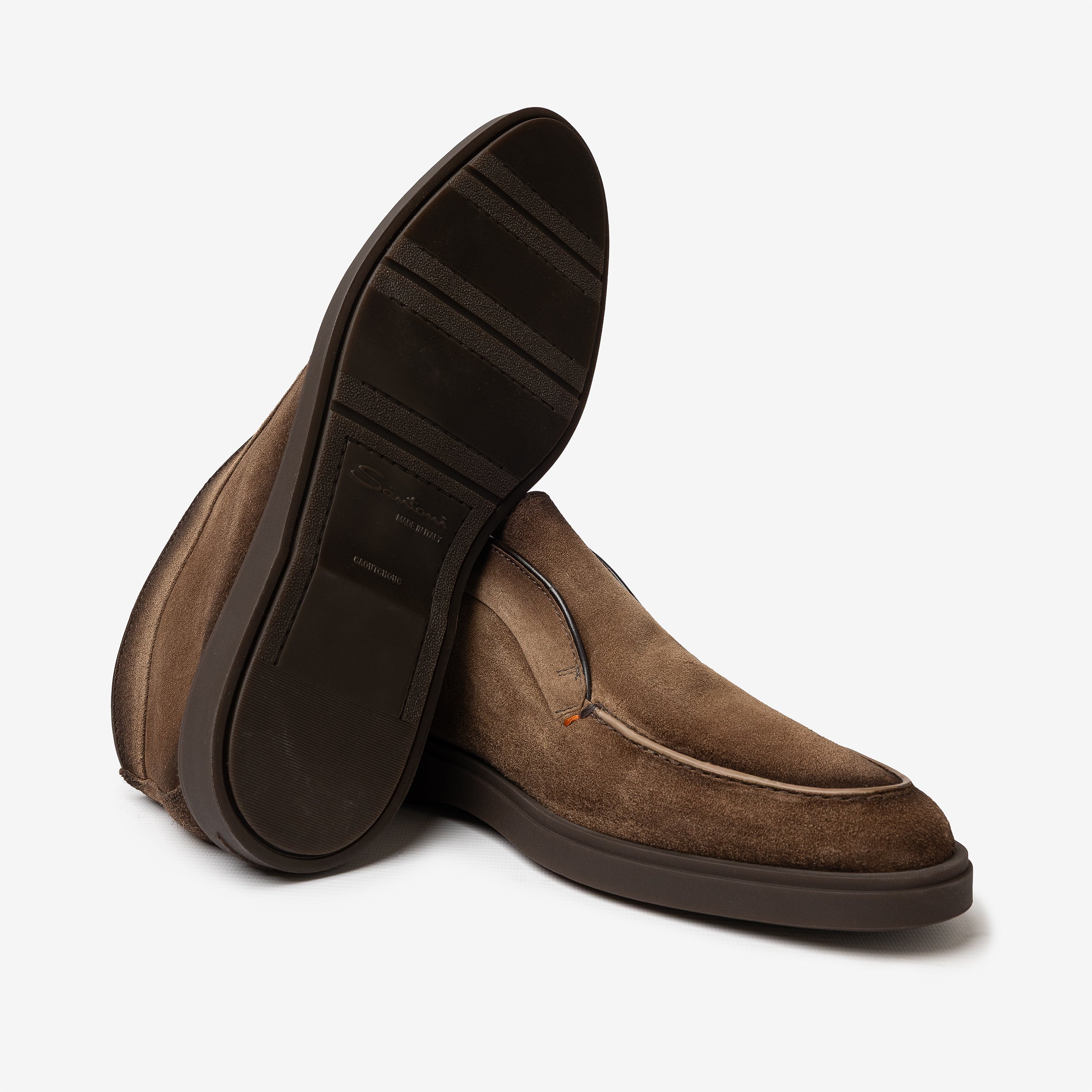 Dark brown Seta Suede Desert Boots