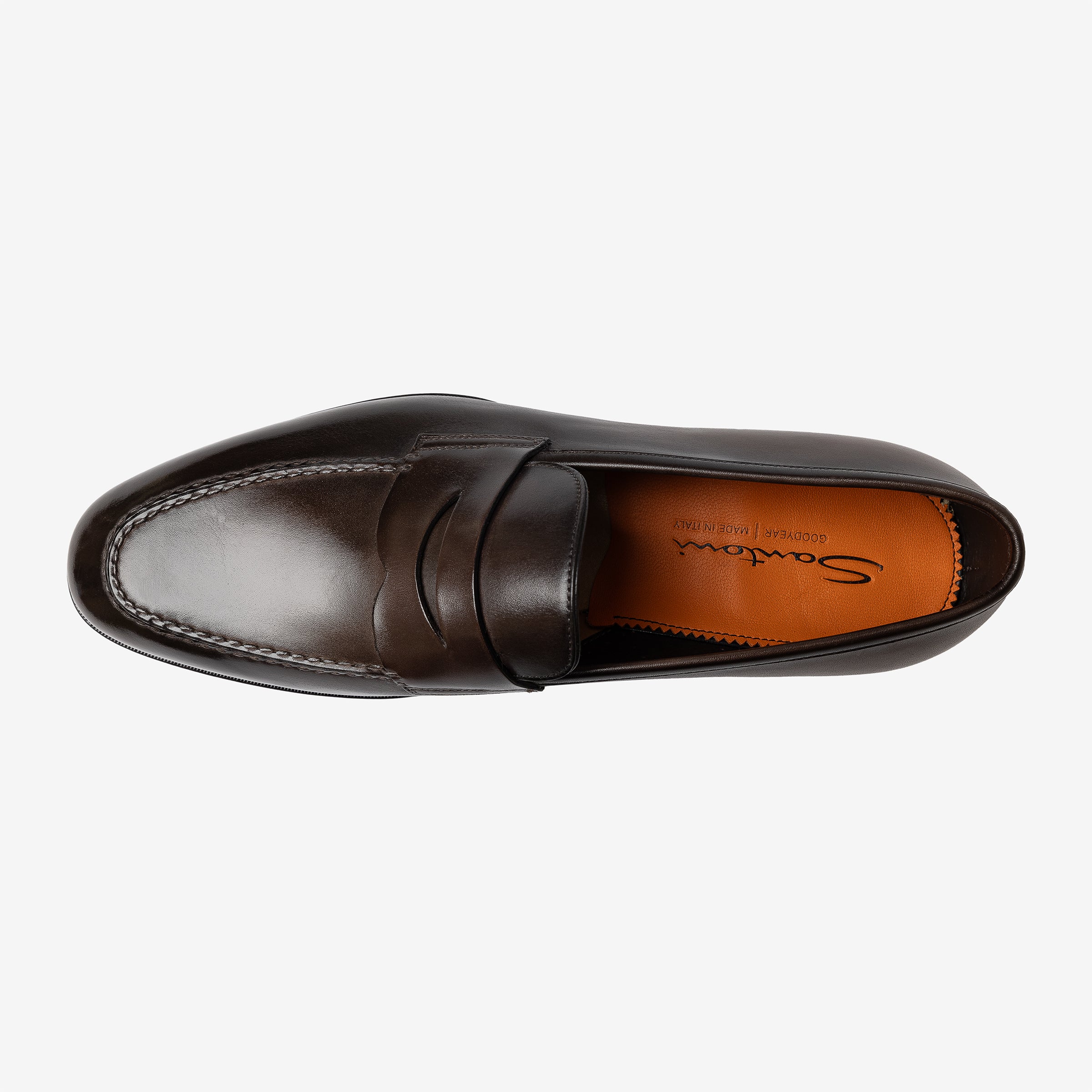 Coffee brown penny loafers