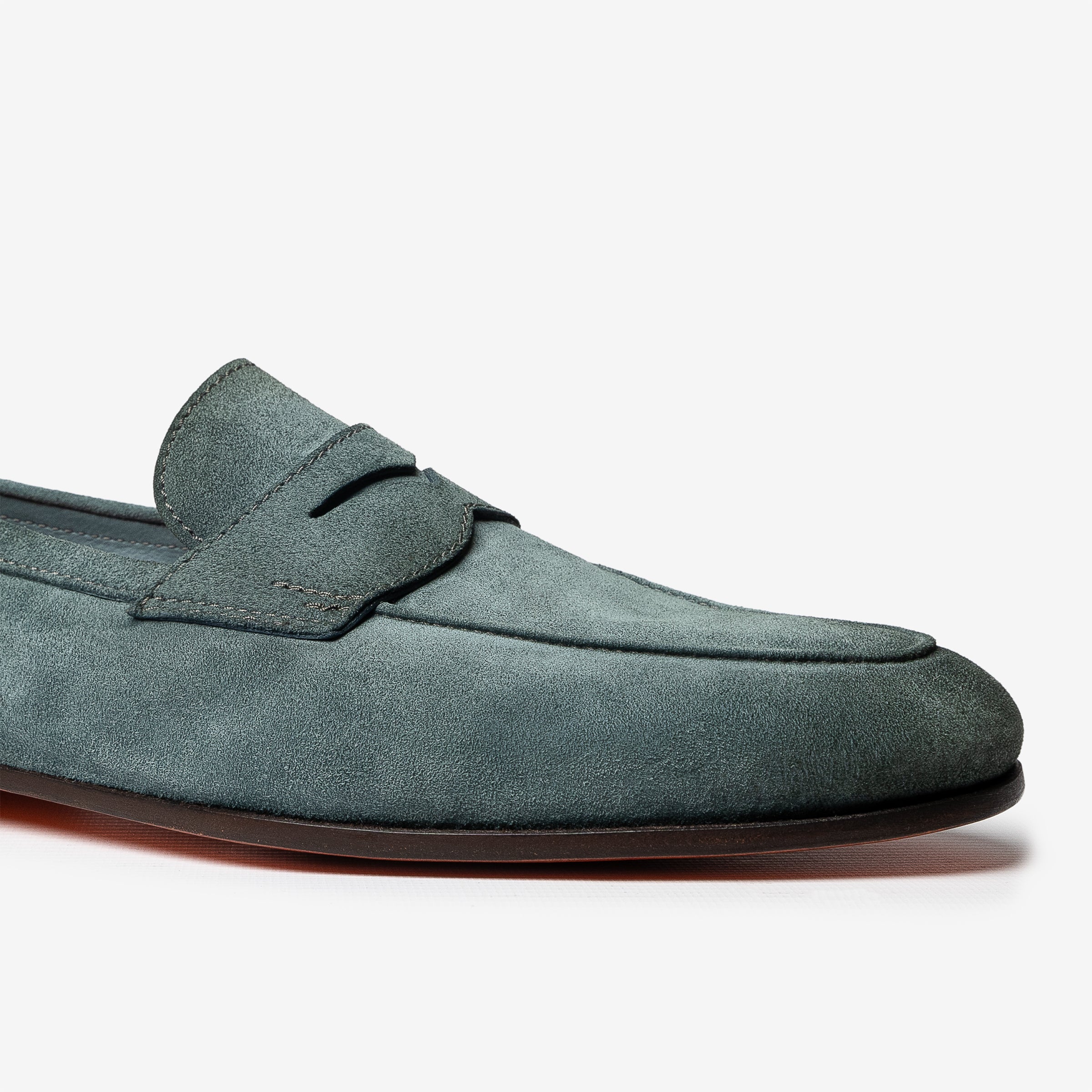 Water green suede Carlo loafer