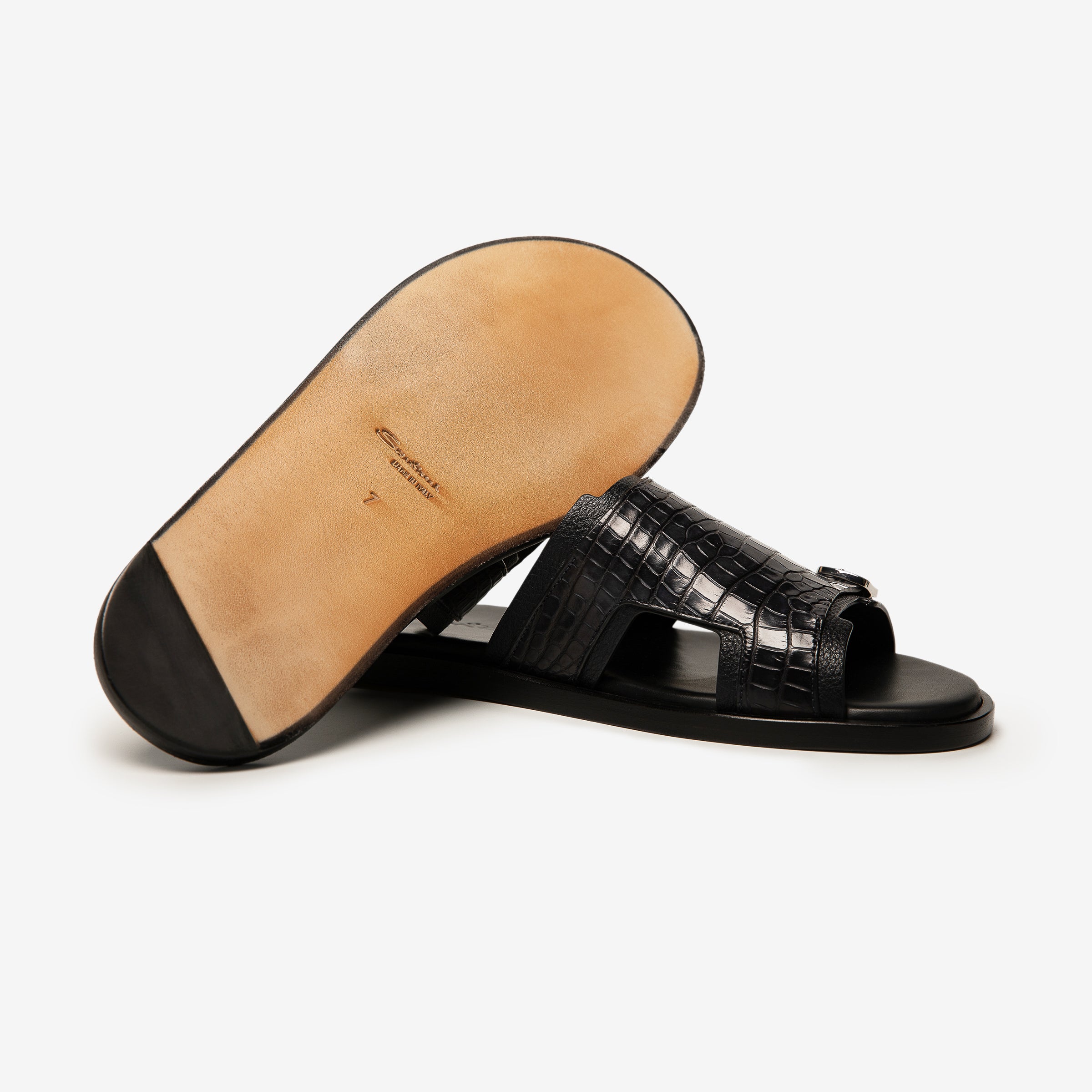 Dark Gray Alligator Slides