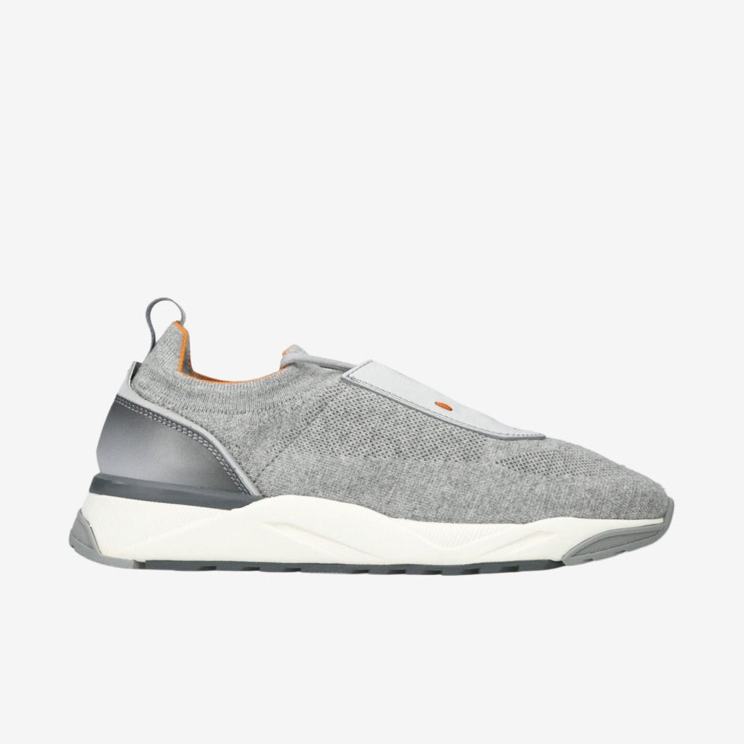 santoni-lightgrey-wool-knitted-sneakers