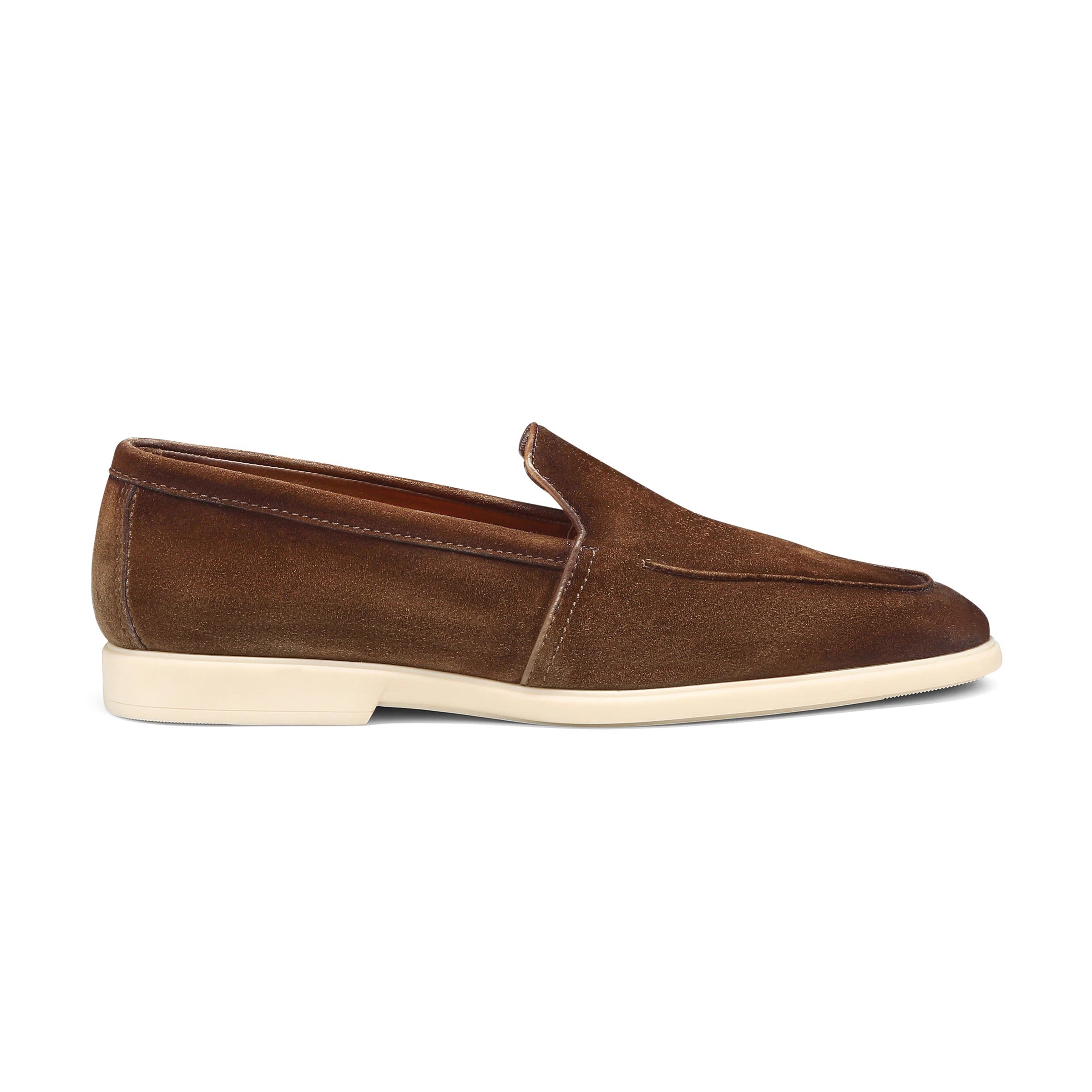 Brown Suede Malibu Loafers