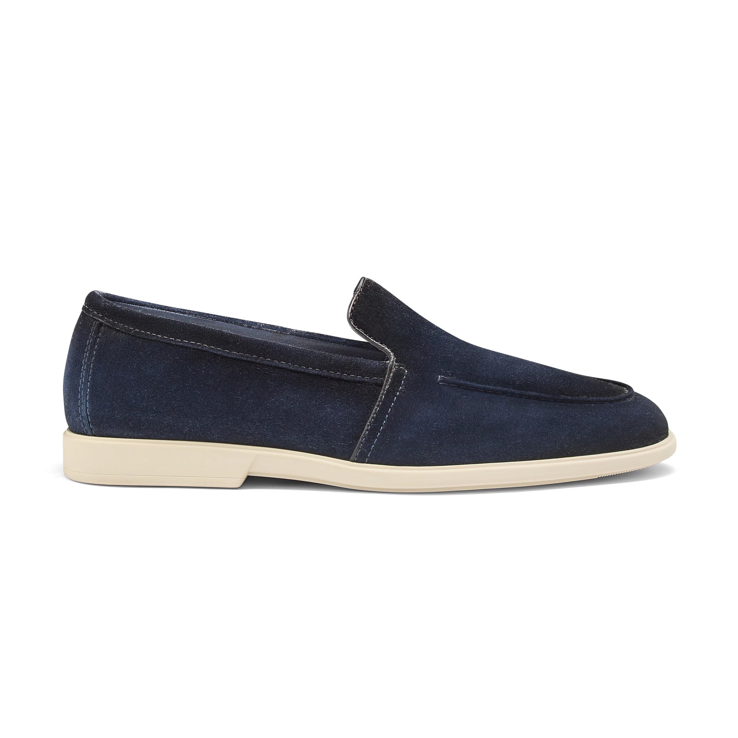 Blue Suede Malibu Loafers