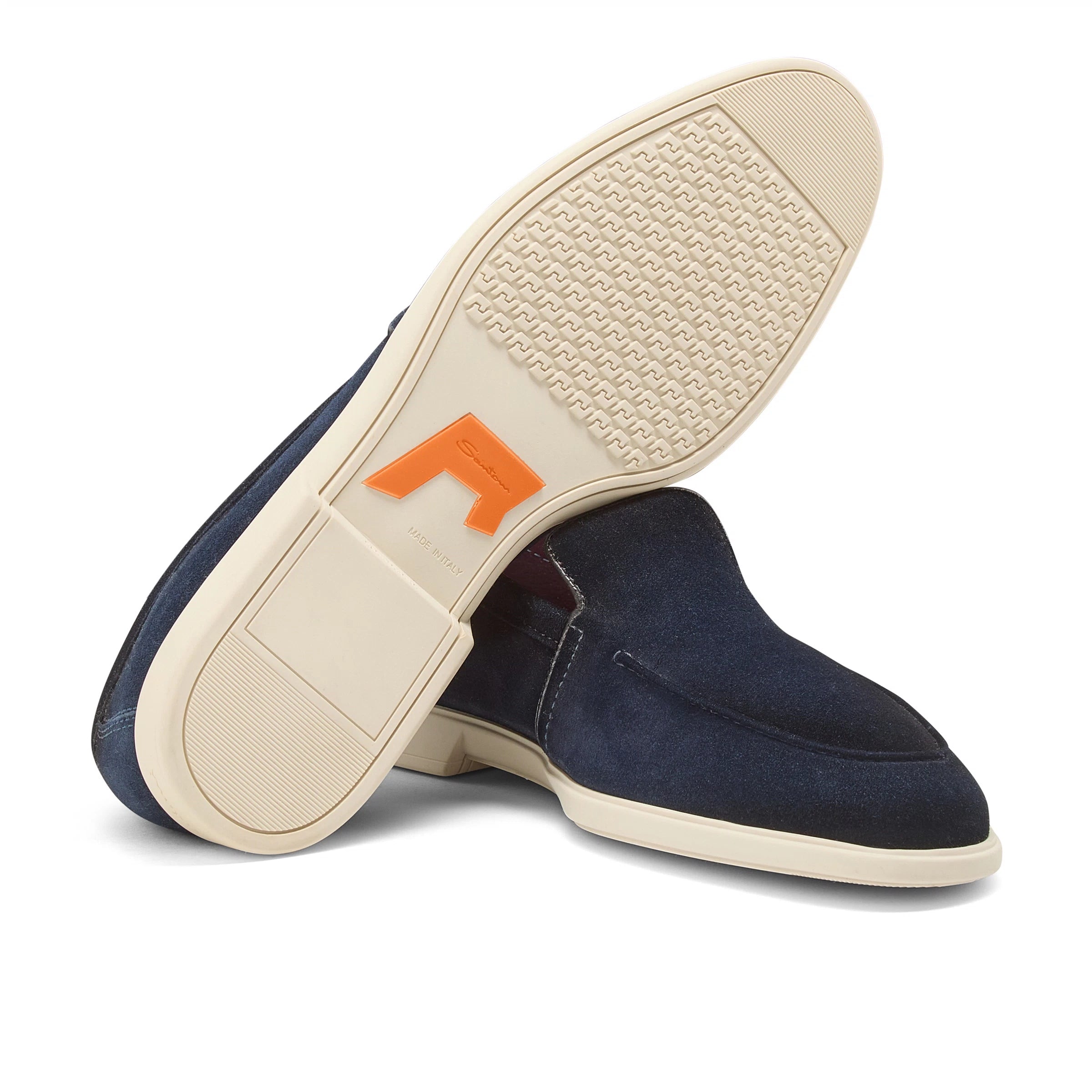 Blue Suede Malibu Loafers