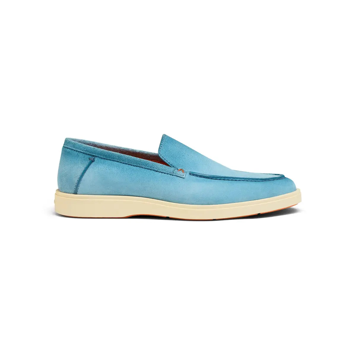 Light Blue Suede Loafers