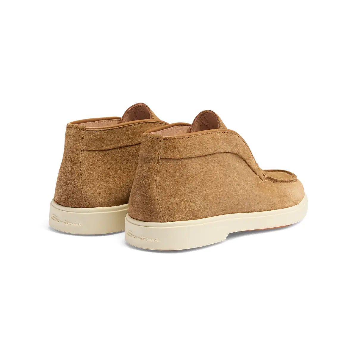 Women light brown suede desert boot