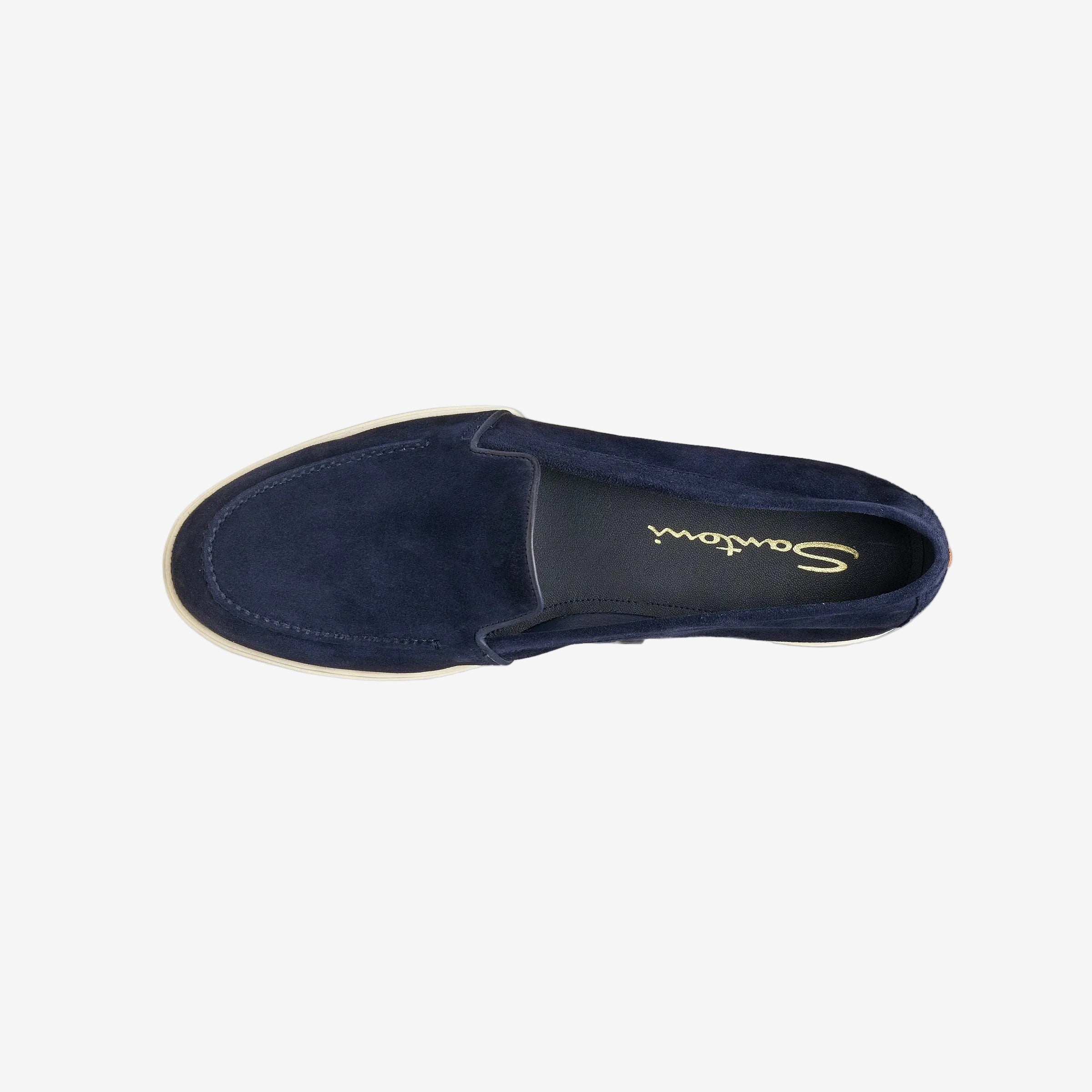 Blauer Wildleder Malibu Loafer